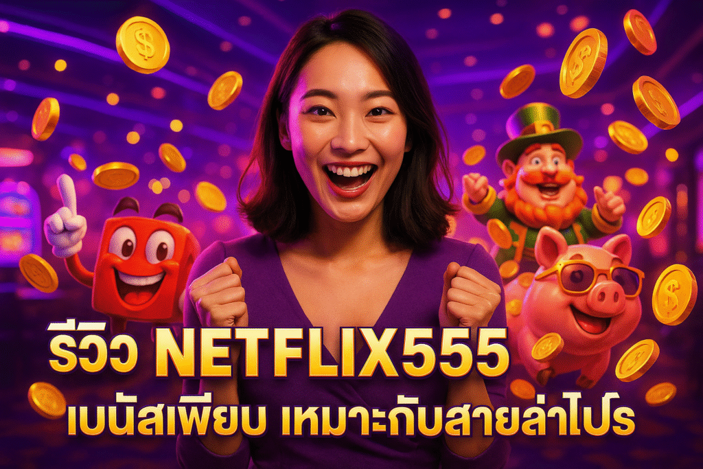 รีวิว NETFLIX555โบนัสเพียบ เหมาะกับสายล่าโปร